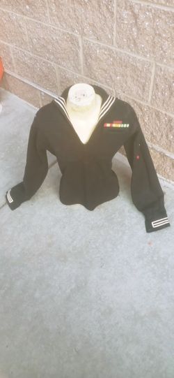 Authentic Vietnam Era US Navy Sailors Top "SS Black"