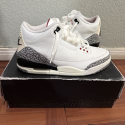Jordan 3 White cement