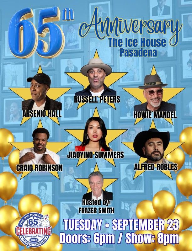 Ice House 65th Anniversary Comedy Show - Tues 9/23