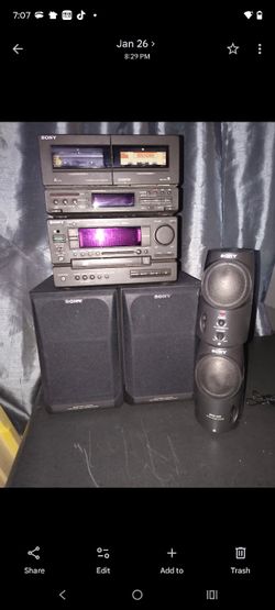 Vintage Sony Stereo System – MHC-2600 – Works Great! 🔊