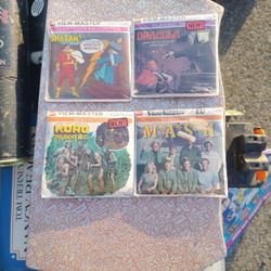 Vintage View Master Disc's 