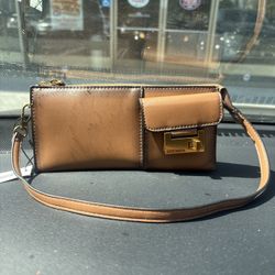 NWT Steve Madden Cognac Shoulder Bag – Chic Turnlock Detail