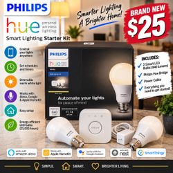 Philips Hue White Bulb Starter Kit