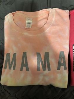 NEW  MAMA Funnel Cake Tie Dye Sweatshirt 