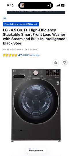 LG Washer and dryer for sale-New