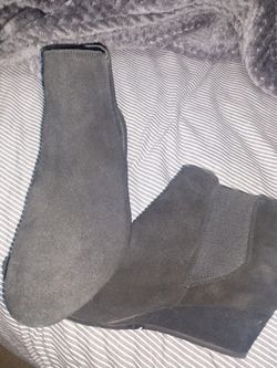 Steve Madden black Suede Ankle boots