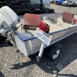 14 Ft Aluminum Boat 