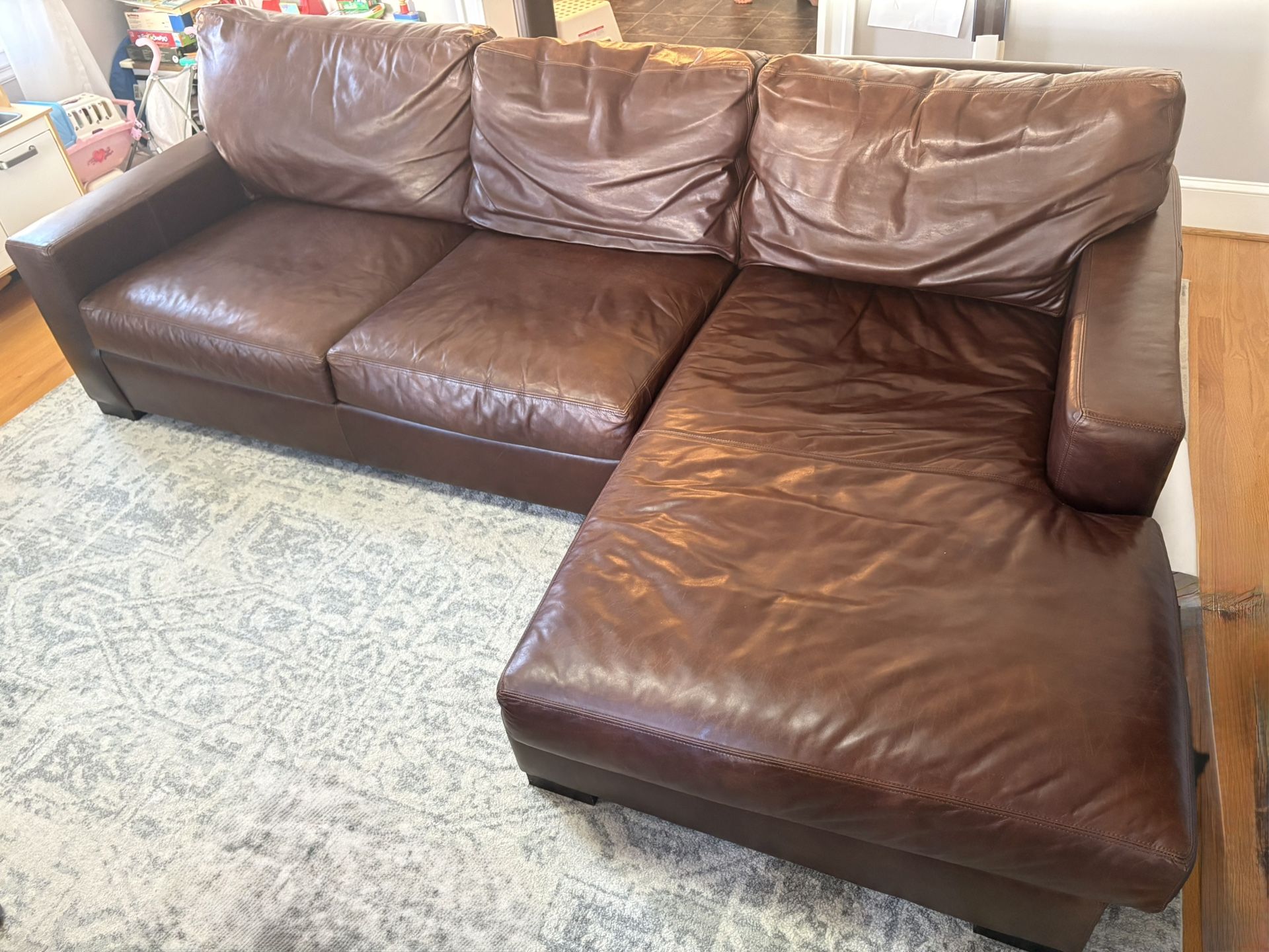 Pottery Barn Turner Square Arm with Chaise