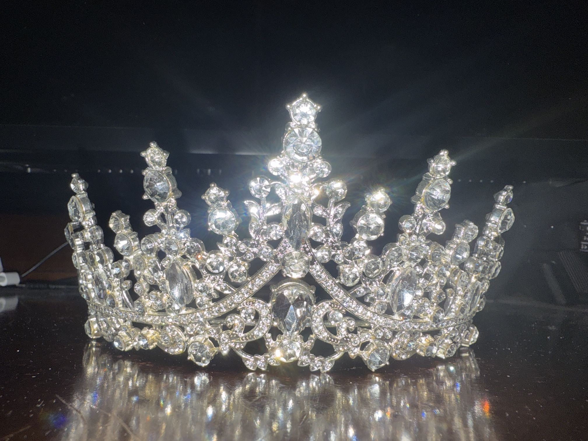 👸 Quinceañera crown | Luxury bride crown | princess tiara | sweet sixteen