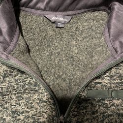 Eddie Bauer Zip Up Sweater