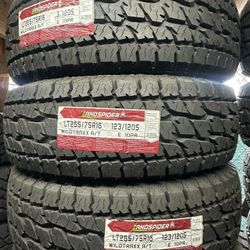 LT265/75/16 Landspider All Terrain Tires EACH TIRE $130/ CADA LLANTA- INSTALLED AND BALANCING
