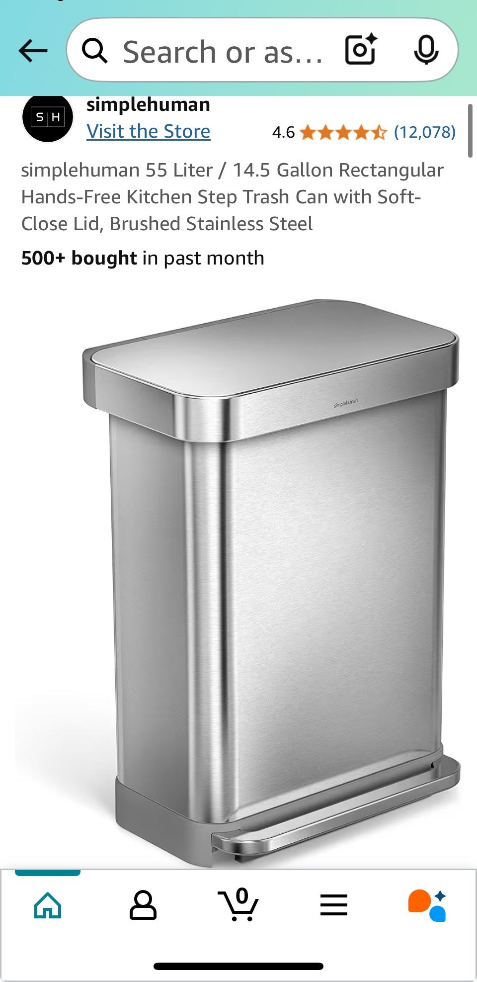 Simple Human Trash Can