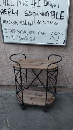 Vintage bar cart