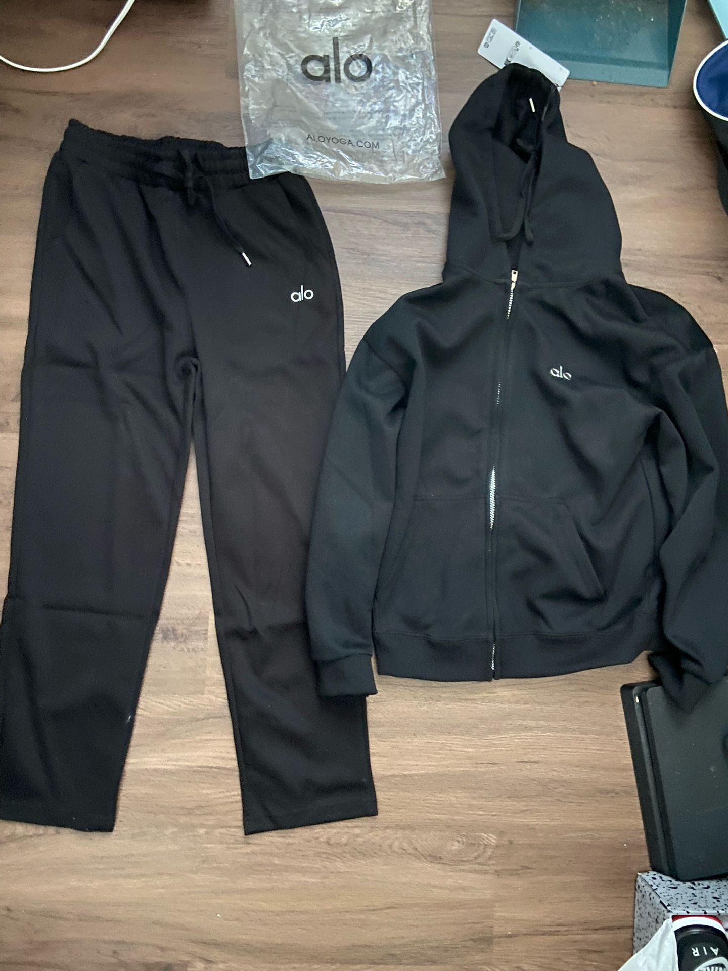 Alo Zip Up Hoodie Set