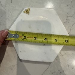 Small Decorative Marble White Tray 