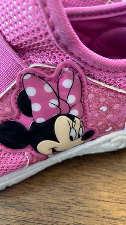 Disney Minnie Mouse Pink Toddler Slip-On Sneakers - Size 8