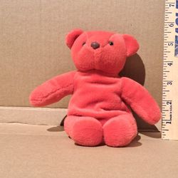 Red Beanie Bear. No Name Brand