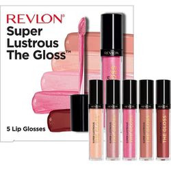 Revlon Super Lustrous Lip Gloss 5 Pc