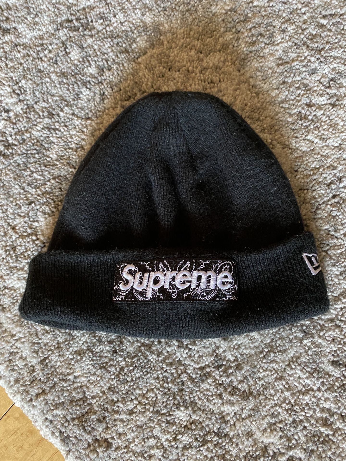 supreme bandana beanie