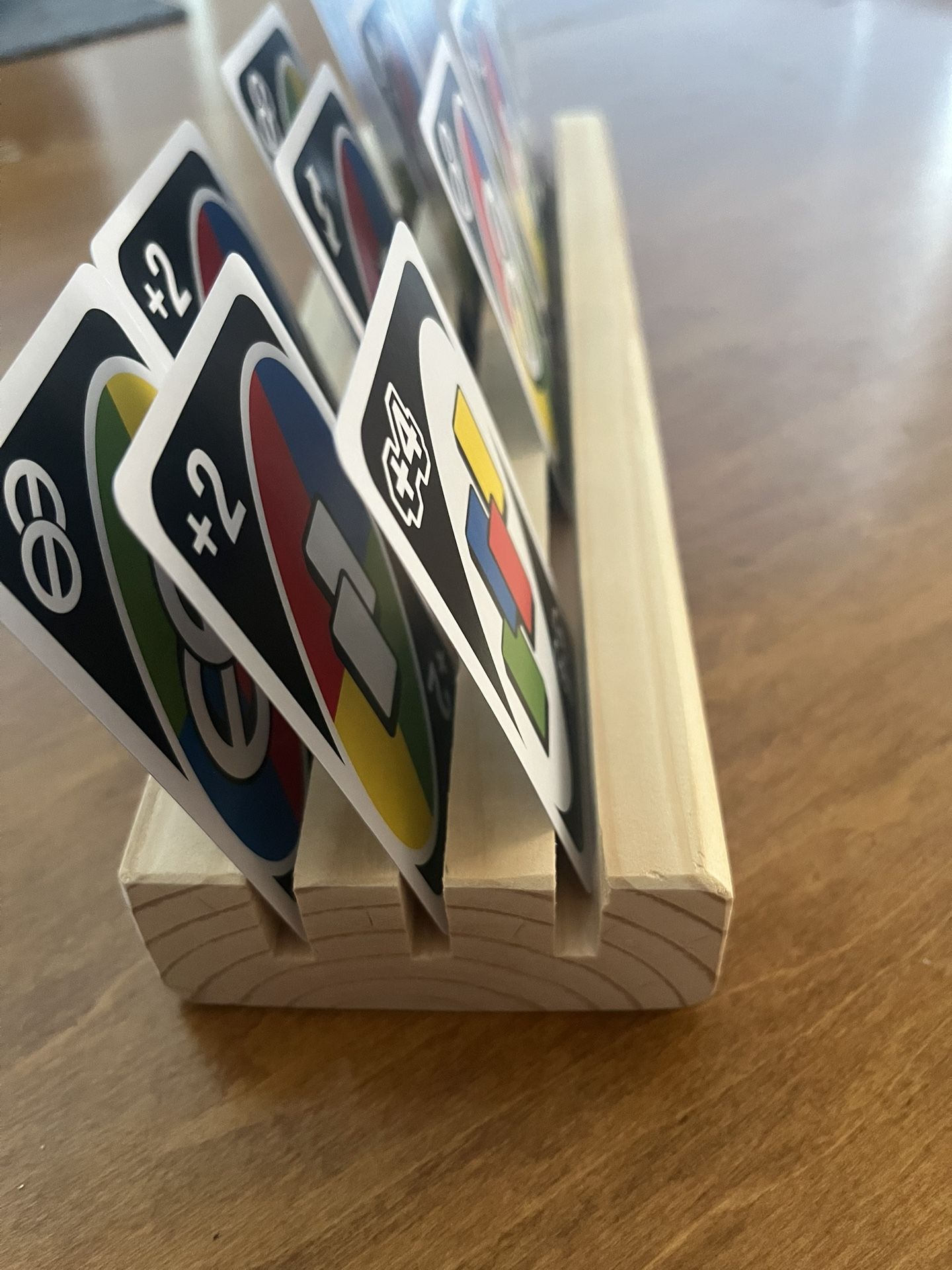 Wooden Playing Card Holder