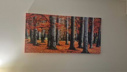 Autumn Forest Canvas Wall Art