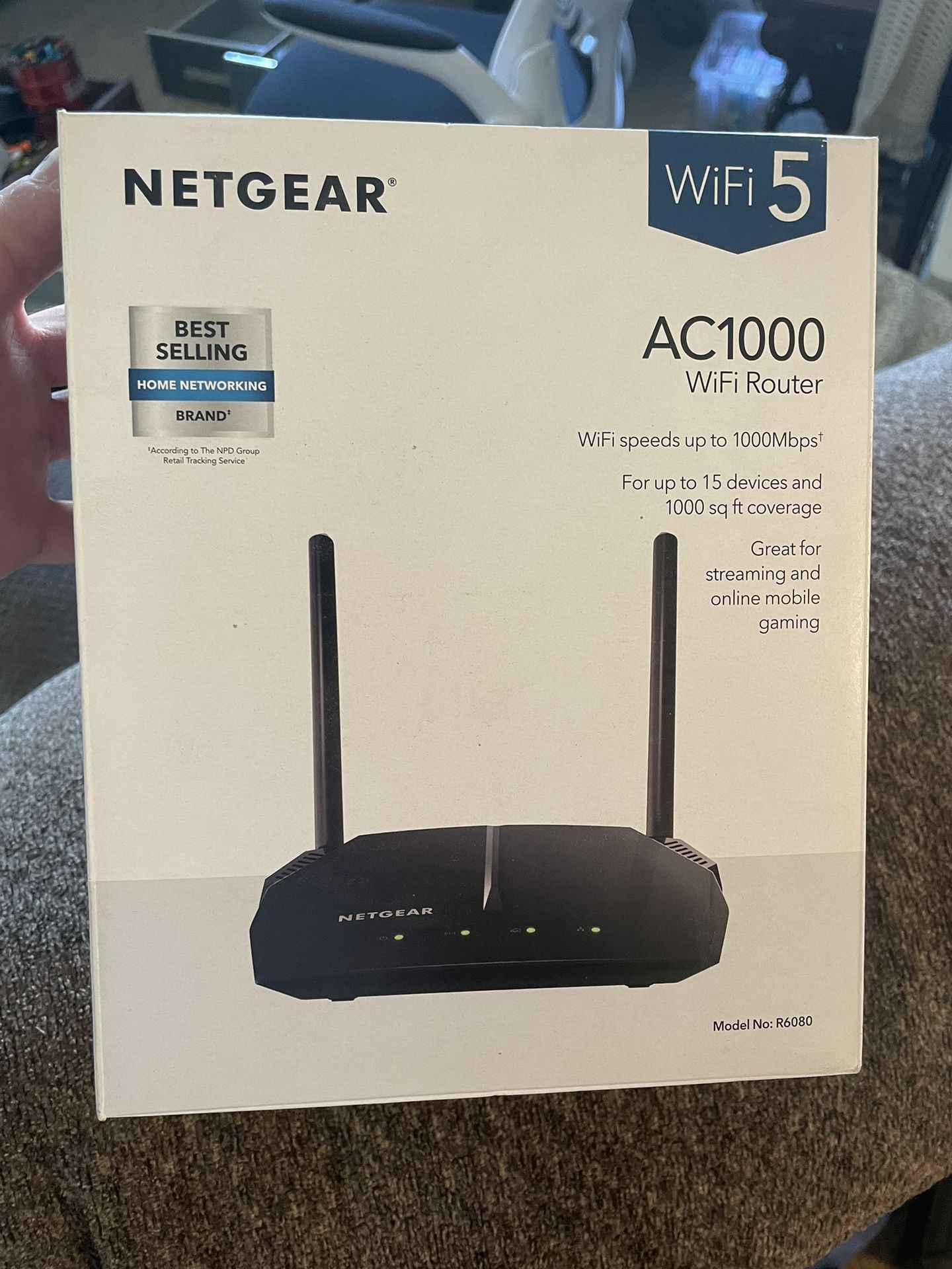 Wi-Fi Router. Works Great, Like New. Only Used For A Couple Weeks While My Other Router Was Getting Fixed. 