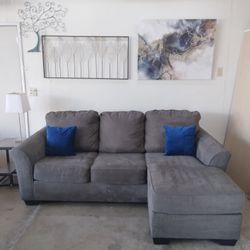 Free Delivery Gray L Shape Couch