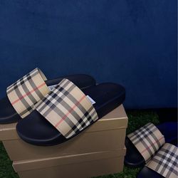 Burberry slides