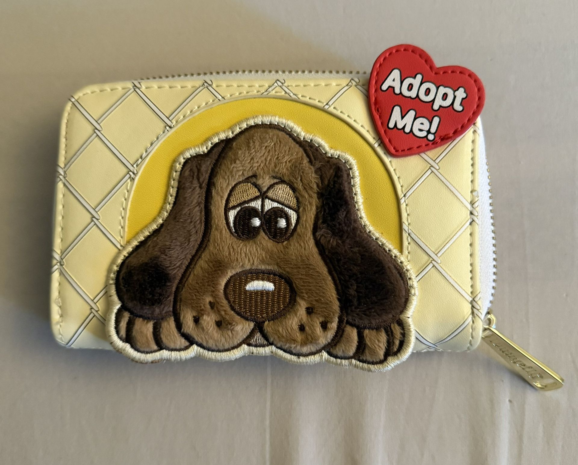 Loungefly Pound Puppies 40th Anniversary Plush Zip Around Wallet