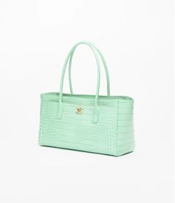 2026 Chanel Crocodile Skin Tiffany Color