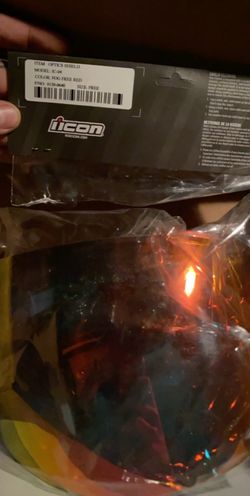 Icon smog red tinted shield ic-04