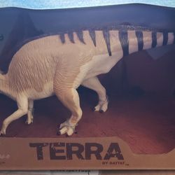 Terra by Battat Dinosaur Pachyrhinosaurus , Stegosaurus, Euoplocephalus, ParasaurolophusFigure Dan LoRusso Collection, EUC!!