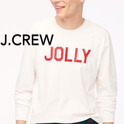 (NEW) MEN’S J.CREW FACTORY JOLLY GRAPHIC TEE - SIZE: LARGE (MSRP: $49.50)