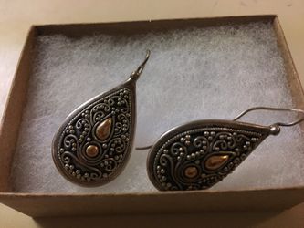 Earings 18k/and silver