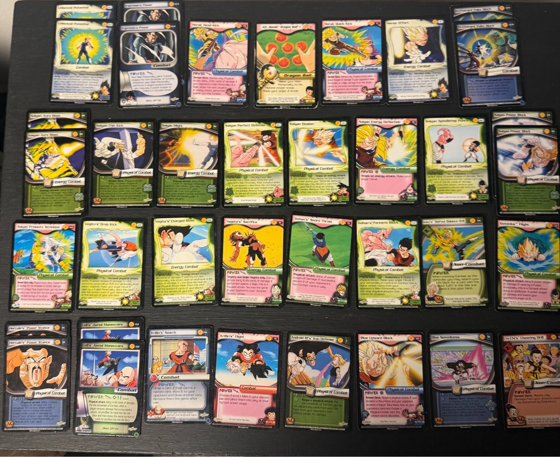 DBZ Score Card Lot w/ Foils, Saiyan Cards & Dragon Ball Card