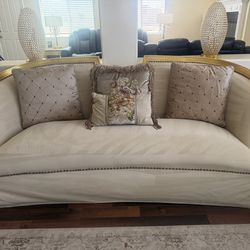 Acme sofa, loveseat, and chair
