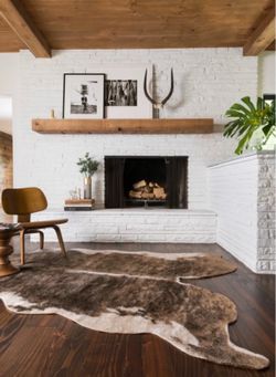 Large Area Rug - Loloi Grand Canyon Collection Cow Area Rug 6'2"x8" Beige and Brown GC-01