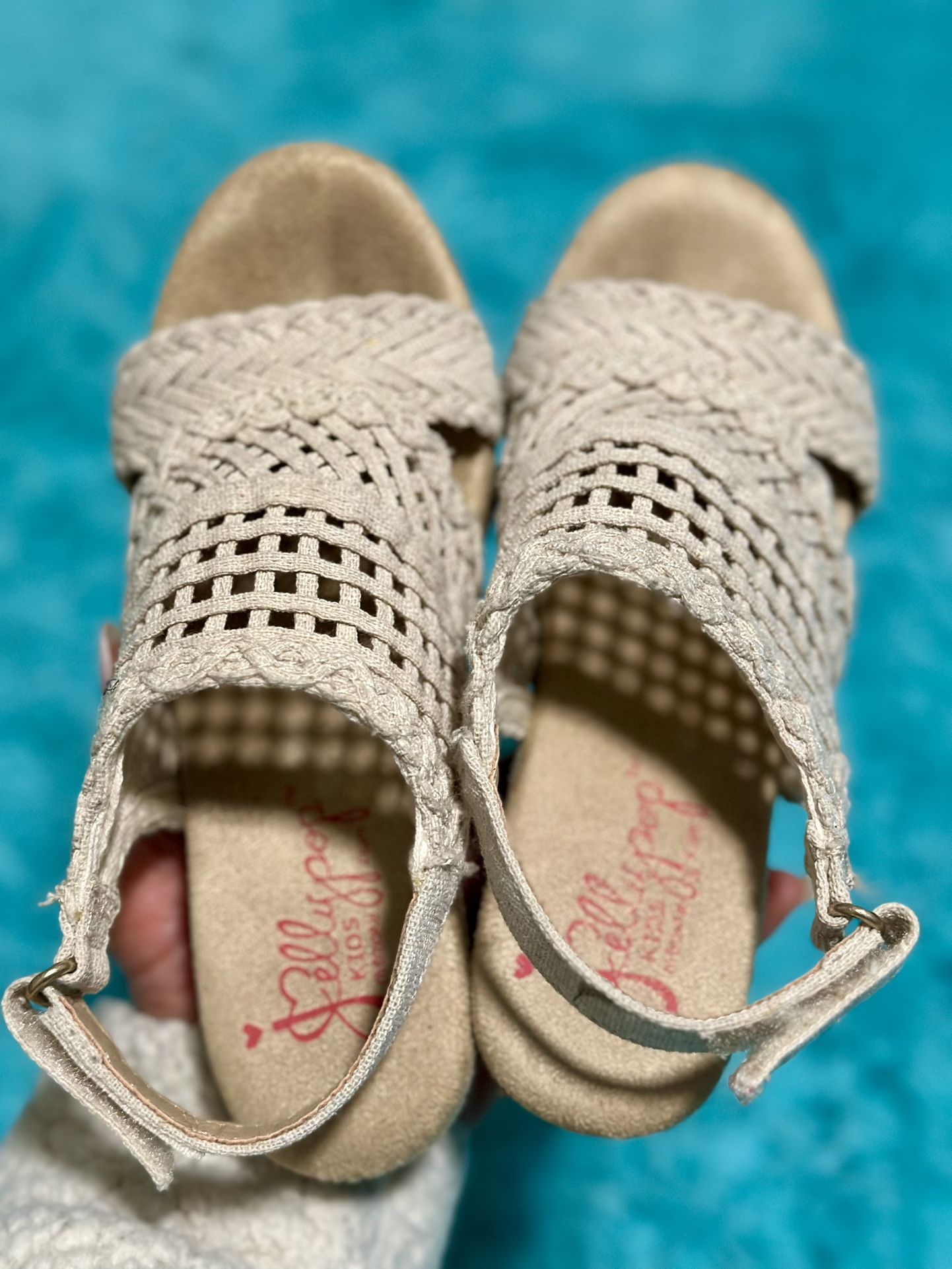 Little Girl Wedge Sandals Size 13m