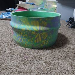 Buetiful Flower Pot  No Buttom For Growing Big Plants 15 Inches In Width