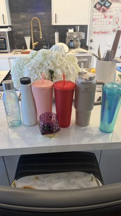 Assorted Drink Tumblers and Bottles
