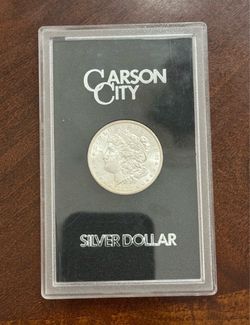 Carson City Morgan Silver Dollar in Case