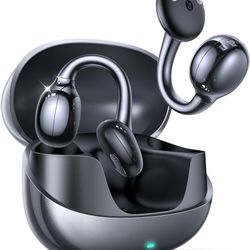 JOYROOM OE3 Clip-On Open Ear Earbuds Wireless Bluetooth Headphones for Running Workout Sport Ultra-Light Comfort Deep Bass Powerful Sound Auto L-R Rec