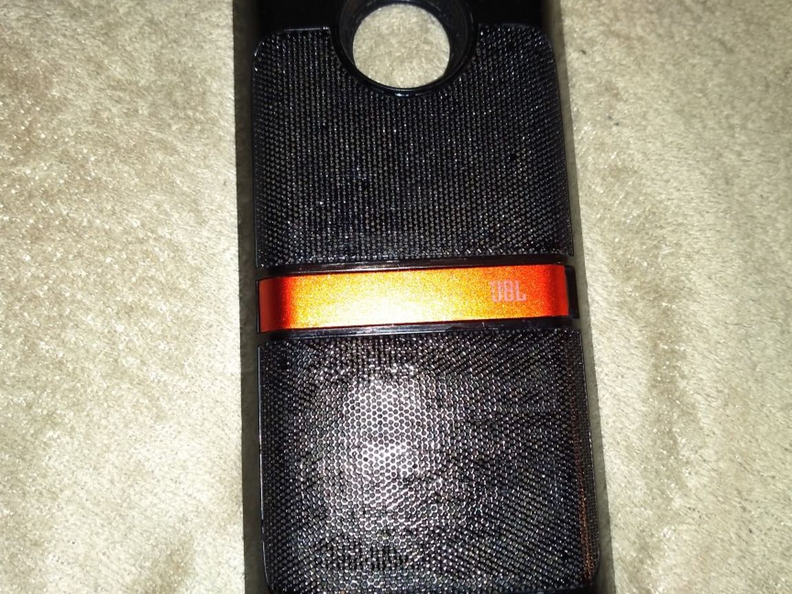 JBL Speaker For A Motorola Z Phone Helps Protect The Back Of Your Phone As Well
