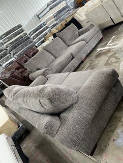 Fabric sofas set 2 pieces