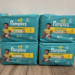 Brand New Pampers Swaddlers Size 2  $6 Each