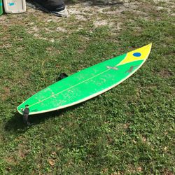 Surfboard 6’7” Surf By Pastor Original Brazil Flag Design