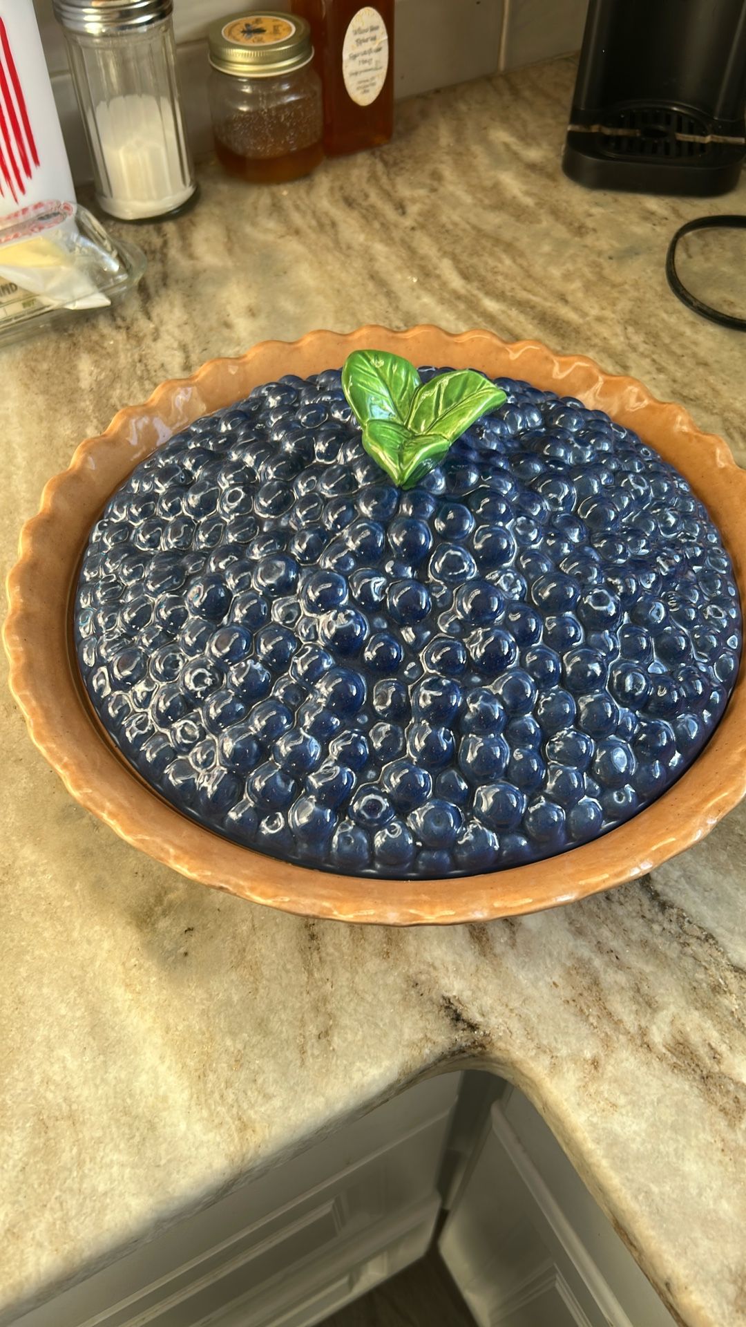 Blueberry Pie Dish