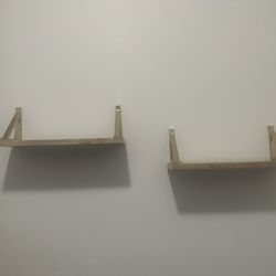 Light Wood Shelves