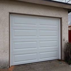 Garage doors Metal and glass