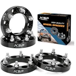 6X5.5 Wheel Spacers, KSP Forged 1"(25mm) 6x139.7mm to 6x139.7mm Thread Pitch M12x1.5 Hub Bore 108mm Adapters for Tacoma 4Runner Tundra FJ Land Cruiser